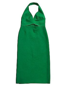 Rare London Emerald Green Halter Cutout Midi Dress Cocktail Dress (view 1)
