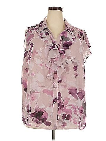 Calvin Klein Calvin Klein Sleeveless Blouse (view 1)