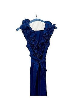 Max and Cleo Ruffled Blue Sleeveless Dress Casual Dress (view 1)