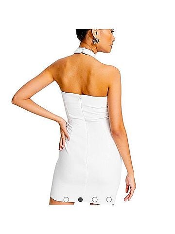 ASOS DESIGN halter mini dress Casual Dress (view 2)