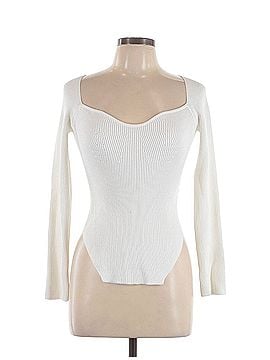 Commense Sweetheart Knit Long Sleeve Top (view 1)