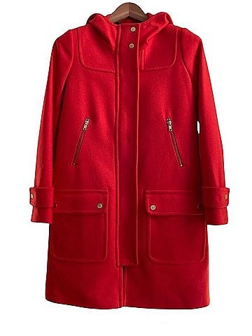 J.Crew Melton Coat (view 1)
