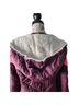 Reebok 100% Polyester Color Block Burgundy Pink Black Jacket Size L - photo 9