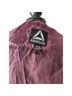 Reebok 100% Polyester Color Block Burgundy Pink Black Jacket Size L - photo 6