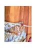 BCBGMAXAZRIA 100% Polyester Print Blue Tan Skort Size 6 - photo 6