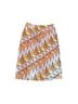 BCBGMAXAZRIA 100% Polyester Print Blue Tan Skort Size 6 - photo 4