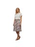 BCBGMAXAZRIA 100% Polyester Print Blue Tan Skort Size 6 - photo 2