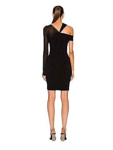 Helmut Lang LS Twist Dress Cocktail Dress (view 2)