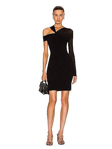 Helmut Lang LS Twist Dress Cocktail Dress (view 1)