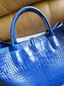 Longchamp Crocodile Embossed Tote Tote - photo 12