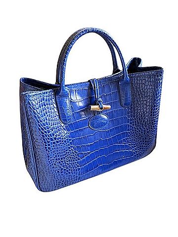 Longchamp Crocodile Embossed Tote Tote (view 1)