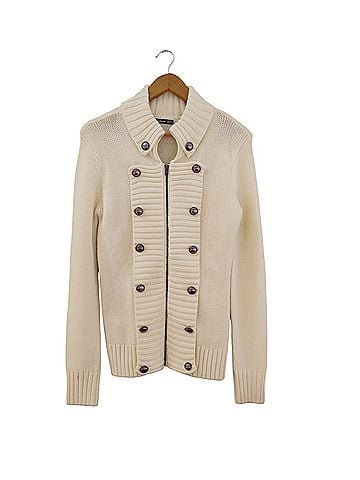 Patty Boutik Military Mock Neck Zip-up Cardigan Jacket (view 1)
