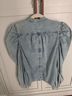 FRAME Denim Blue Blouse Size M - photo 7