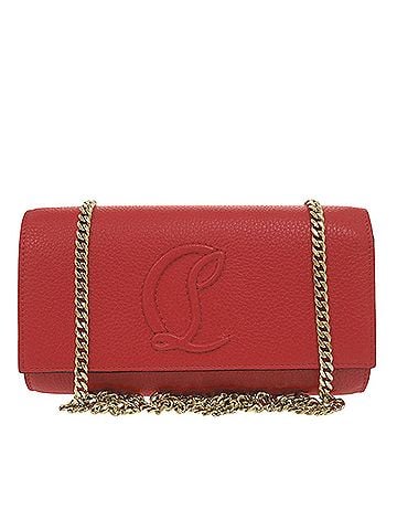 Christian Louboutin Grained Calfskin By My Side Wallet on Chain (view 1)