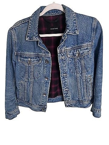 Helmut Lang Shrunken Trucker Denim Jacket (view 2)
