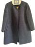 Zara Wool Navy A-Line Coat / Cape Coat - photo 2