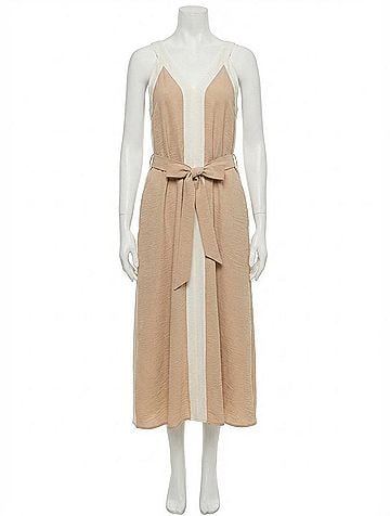 Entro Tie Waist Midi Dress (view 1)