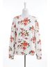 Ampersand Ave Floral White University Pullover Sweatshirt in Welcome Back Size 3X - photo 1