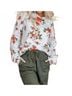 Ampersand Ave Floral White University Pullover Sweatshirt in Welcome Back Size 3X - photo 2