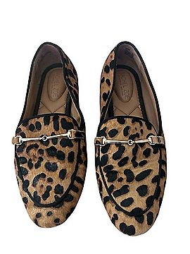 Rachel Zoe Leopard Print Loafers with Gold Bit Flats (view 2)