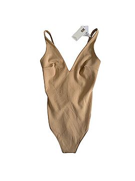 Good American Scuba Vneck Bodysuit Tank Top (view 1)