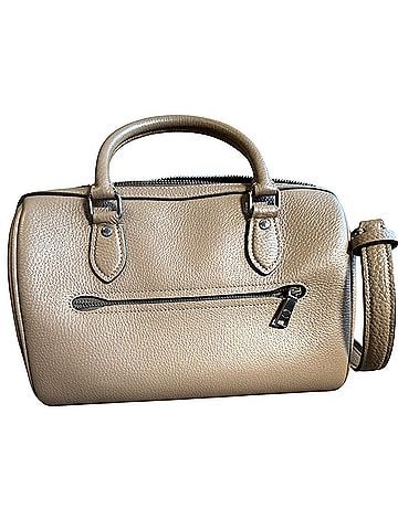 Coach Rowan Crossbody Leather Satchel (view 2)