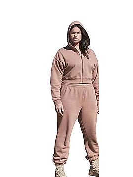 SKIMS Hooded Zip Sweatshirt &amp; Jogger Set Sweatpants (view 1)