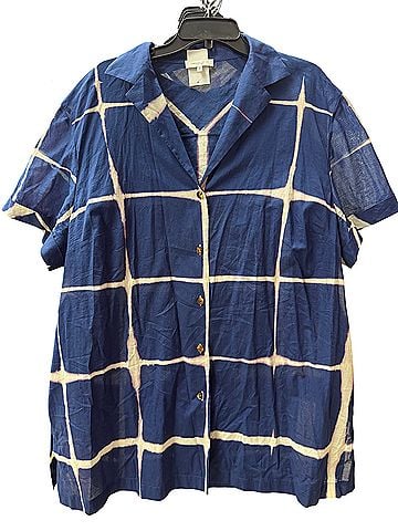 Lafayette 148 New York Short Sleeve Button-Down Shirt (view 1)