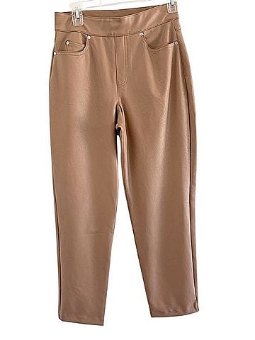 SPANX Faux Leather Straight-Leg Jeans Faux Leather Pants (view 2)