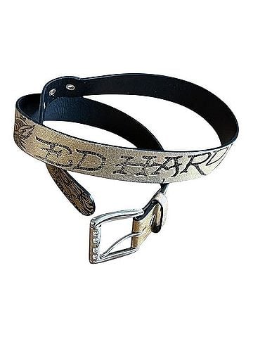 Ed Hardy Gold Tiger Tattoo Belt (view 1)