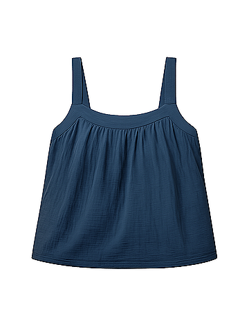 Pact French Navy Coastal Double Gauze Breezy Cami (view 1)
