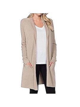 Barefoot Dreams Cozychic Lite Coastal Hooded Cardigan Cardigan (view 1)