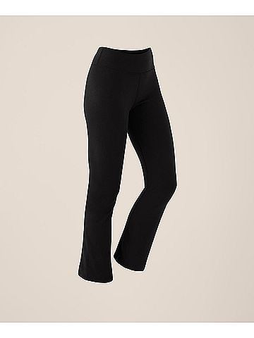 Pact Black On the Go-To Cropped Bootcut Legging (view 1)