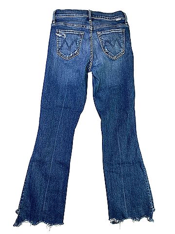 Mother Insider Crop Step Chew Jeans (view 2)
