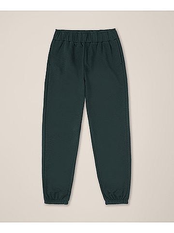 Pact Dark Spruce Brushed Fleece Sweatpant (view 1)