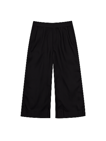 Pact Black Canopy Linen Blend Pleated Trouser (view 1)