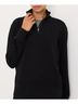 Pact Black CloudKnit Quarter Zip Size M - photo 4