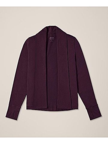 Pact Berry Jam Luxe Essential Swing Cardigan (view 1)