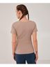 Pact Stucco Heather Maternity Ruched Tee Size S - photo 6