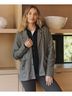 Pact Medium Grey Heather Airplane Relaxed Blazer Size L - photo 7