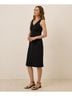 Pact Black Canopy Linen Blend Button-Front Dress Size S - photo 6