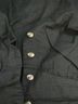 Pact Black Canopy Linen Blend Button-Front Dress Size S - photo 9