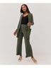 Pact Grape Leaf Heather Airplane Wrap Cardigan Size XL - photo 3