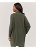 Pact Grape Leaf Heather Airplane Wrap Cardigan Size XL - photo 4