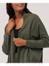Pact Grape Leaf Heather Airplane Wrap Cardigan Size XL - photo 5