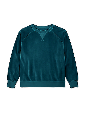Pact Celestial Cotton Velour Crew Pullover (view 1)