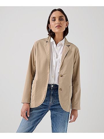 Pact Sesame Boulevard Brushed Twill Blazer (view 2)