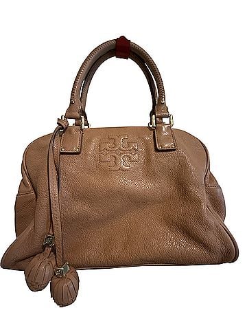 Tory Burch Leather Satchel (view 1)