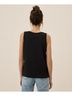 Pact Black Softspun High Neck Tank Size S - photo 5