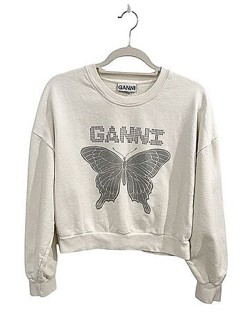 Ganni Butterfly Sweatshirt Casual Sweaters (view 2)